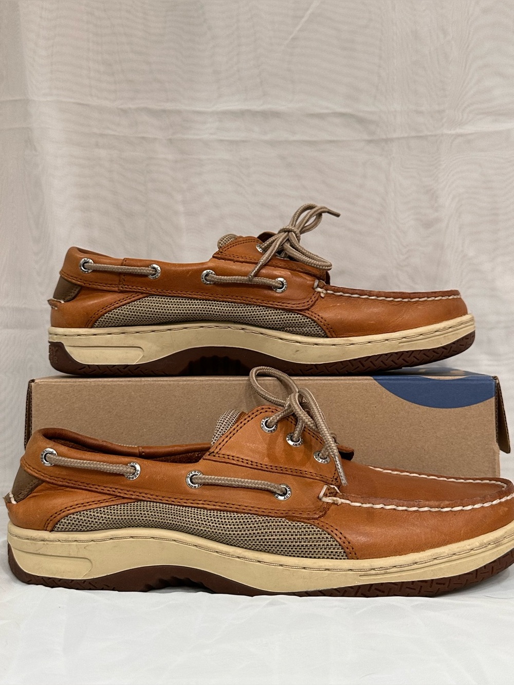 Sperry Top-Sider | Men's 10M | Sturdy Brown Leather Boat Shoes